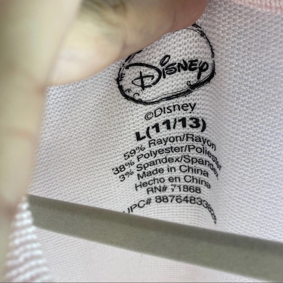 Light pink Mickey floral tank - Picture 4 of 5